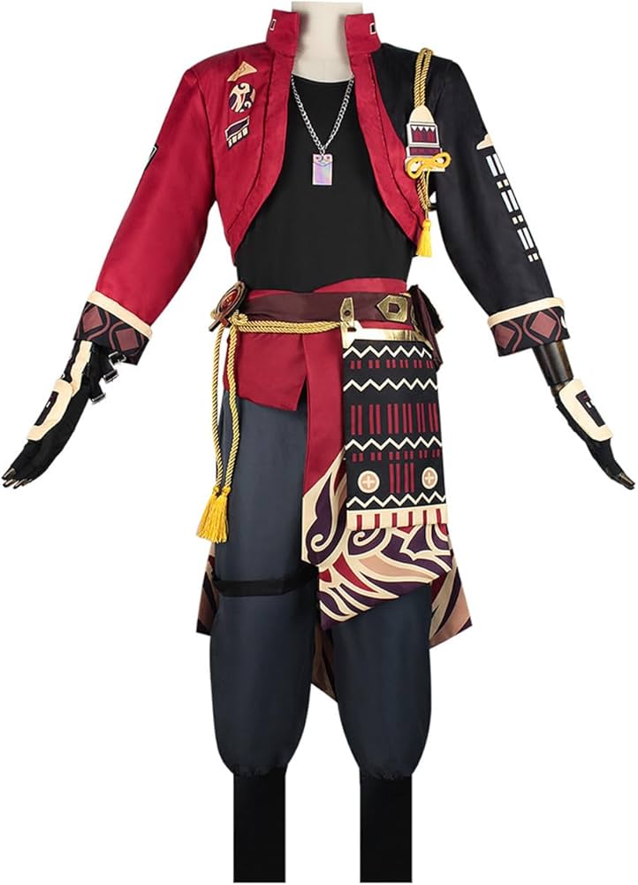 Amazon.co.jp: HUNIY 原神 げんしん トーマ コスプレ衣装 豪華版 フル