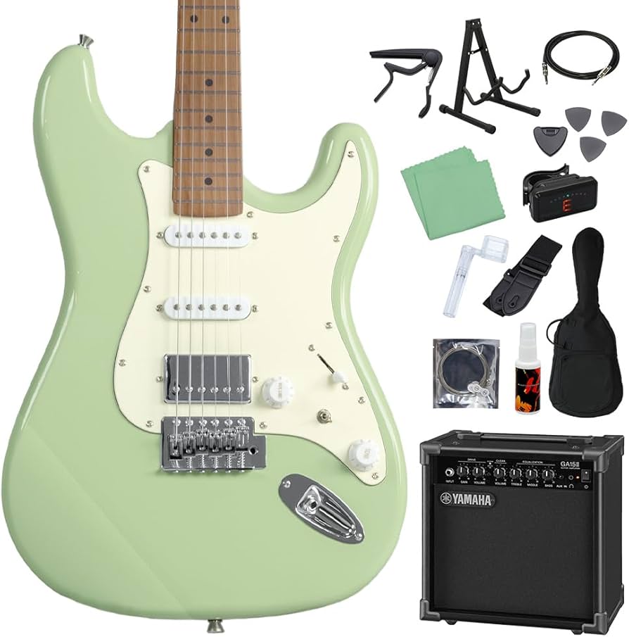 Amazon | Eris. Nestia エレキギター初心者14点セット 【ヤマハアンプ