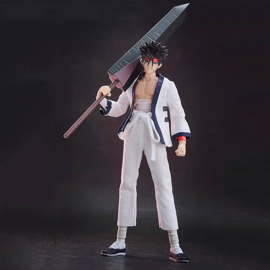 Amazon.co.jp: 1/12 るろうに剣心相良左之助アクションフィギュア環境