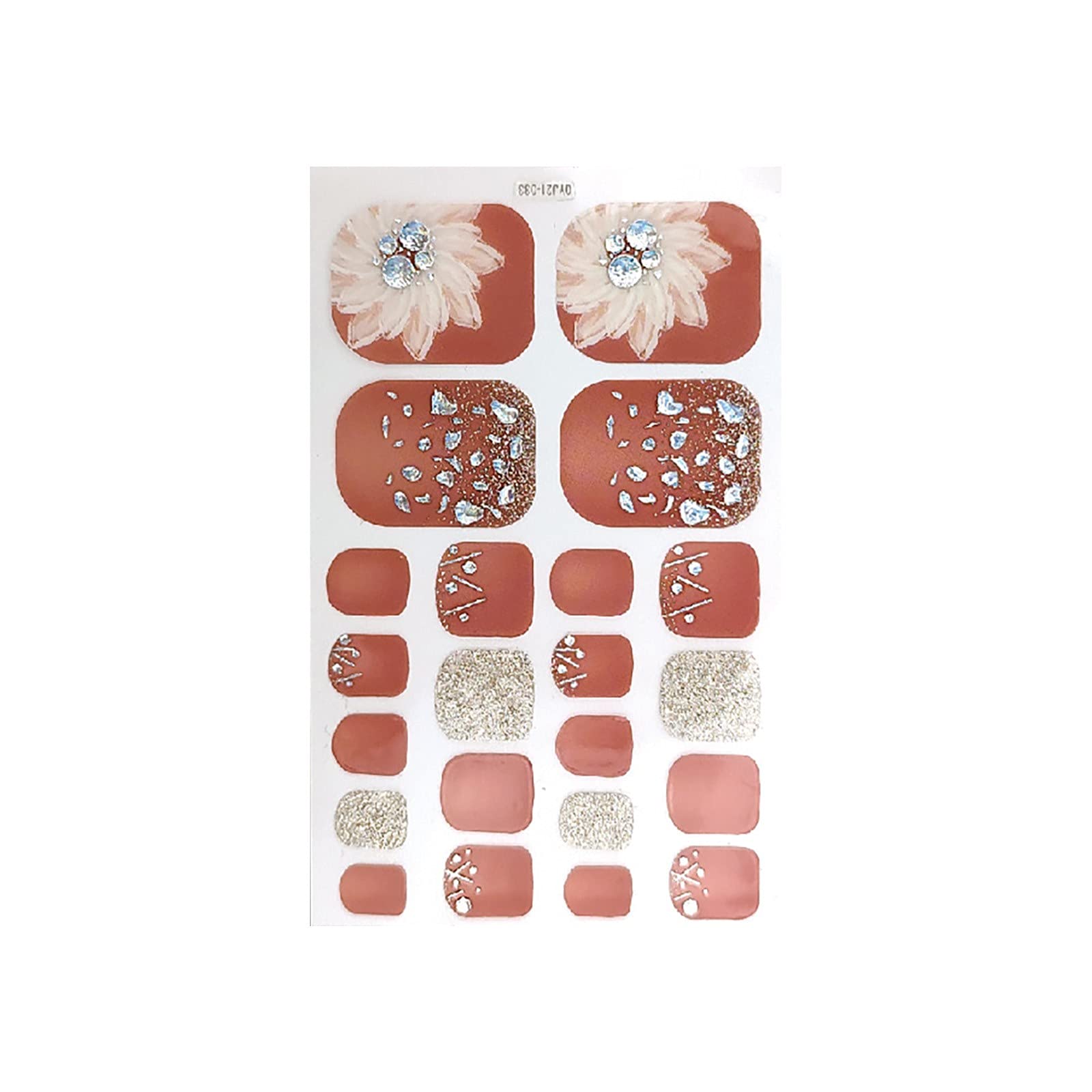 Amazon.co.jp: ネイルシールフットネイルシール貼るネイル足用貼るだけ