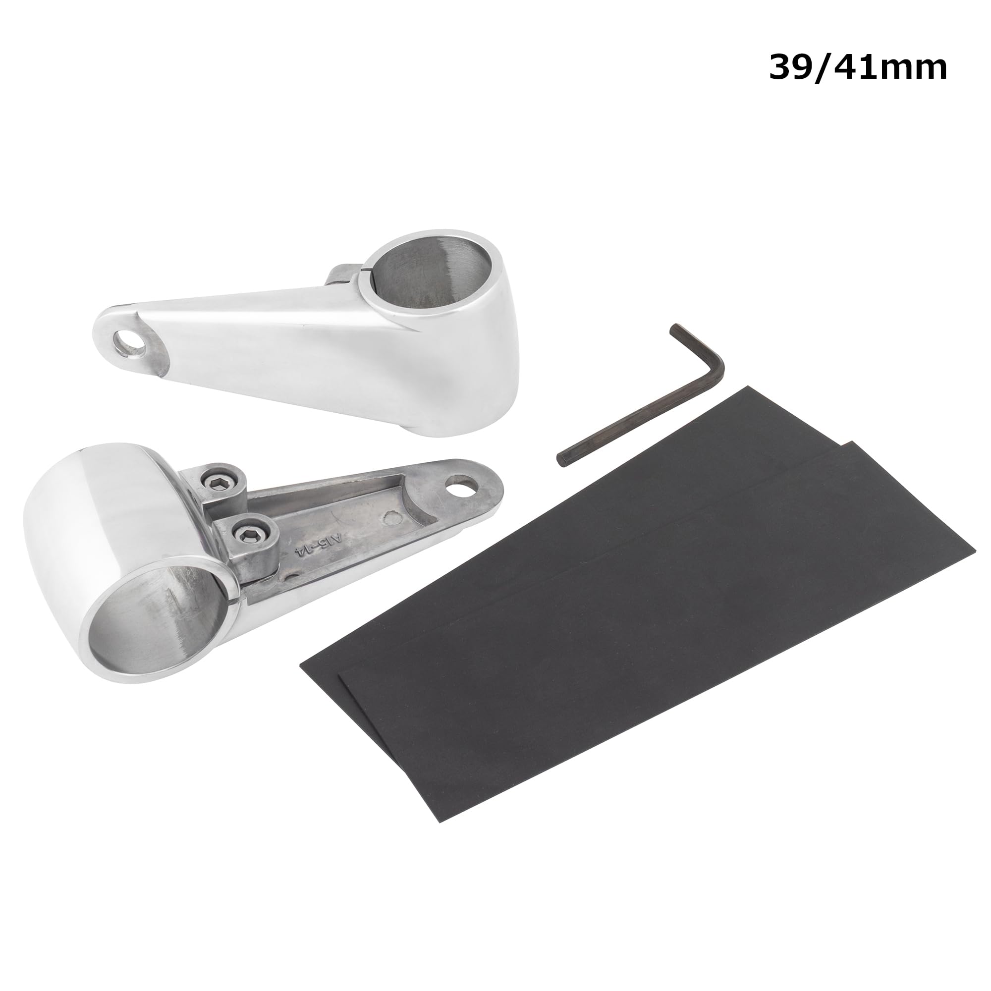 Amazon | キジマ(Kijima) ヘッドライトステー アルミバフ 39/41mm 205