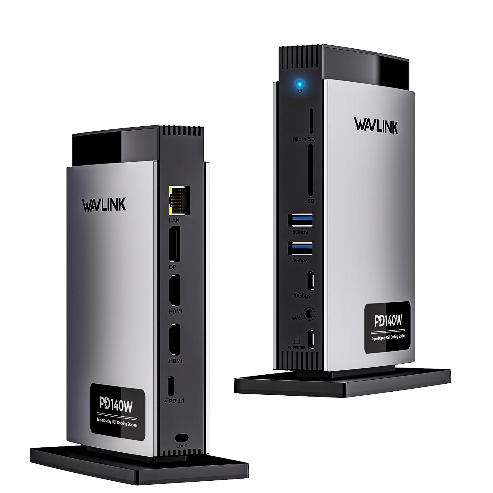 Amazon.com: WAVLINK Laptop Docking Station 3 Monitors(Max