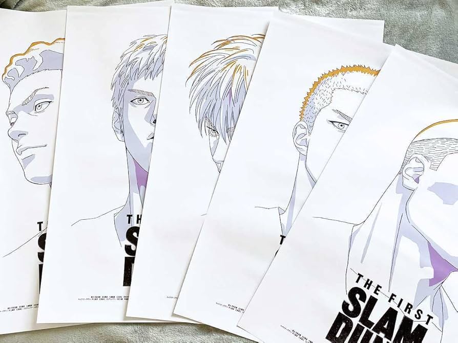 Amazon.co.jp: B2サイズ映画『THE FIRST SLAM DUNK』ポスター 5枚