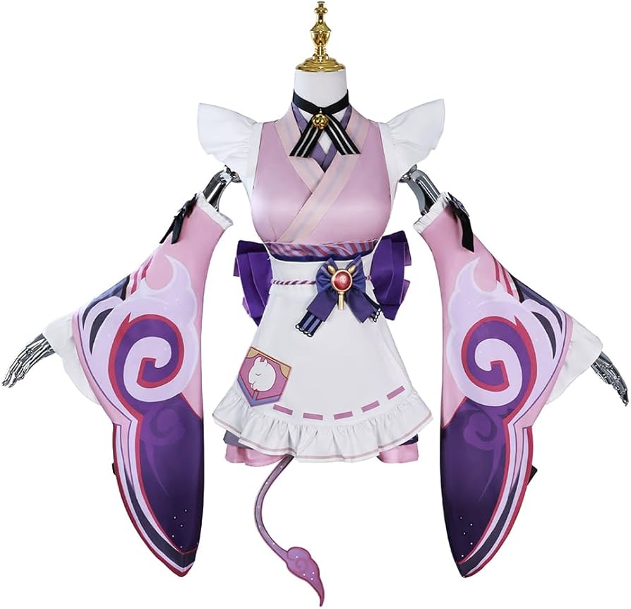 Amazon.co.jp: 原神 夢見月瑞希 コスプレ衣装 秋沙銭湯の心理療法士