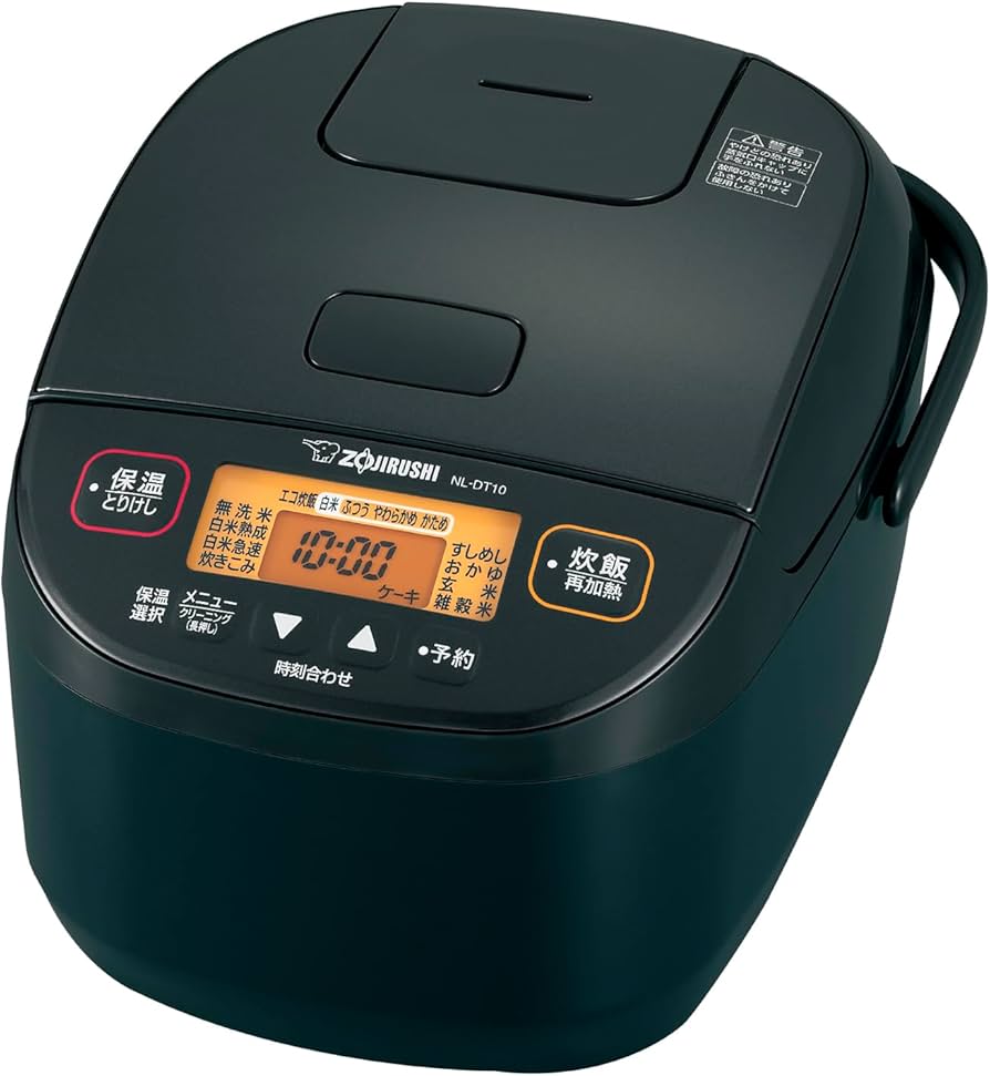 Amazon | 象印マホービン 炊飯器 5.5合 ブラック NL-DT10-BA | 象印