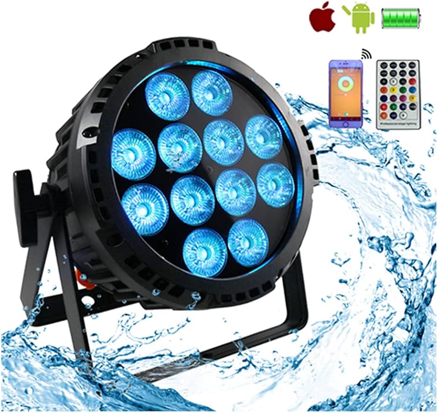 Amazon.co.jp: IMRELAX ワイヤレス 防水仕様 バッテリー LED舞台照明