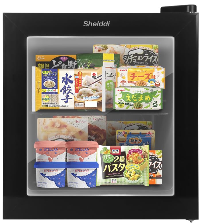 Amazon | 【中身が見える】Shelddi ミニ冷凍庫 小型 家庭用 35L 透明