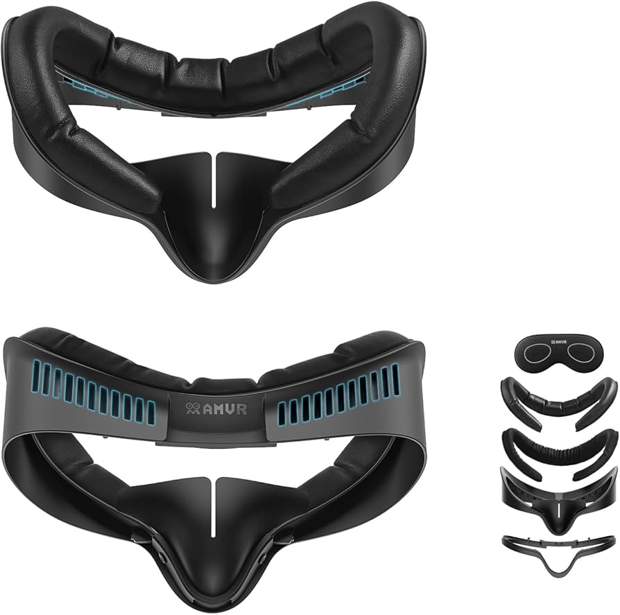 Amazon.co.jp: AMVR Facial Interface Quest 3Sに対応フェイス