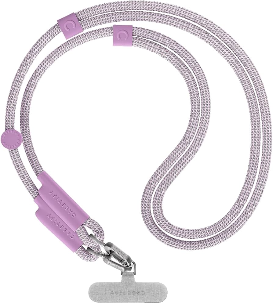 Amazon.com: CASETiFY 8mm Rope Cross Body Strap with Card - Lilac