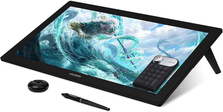 Amazon.com: HUION Kamvas Pro 24 4K UHD Graphics Drawing Tablet and