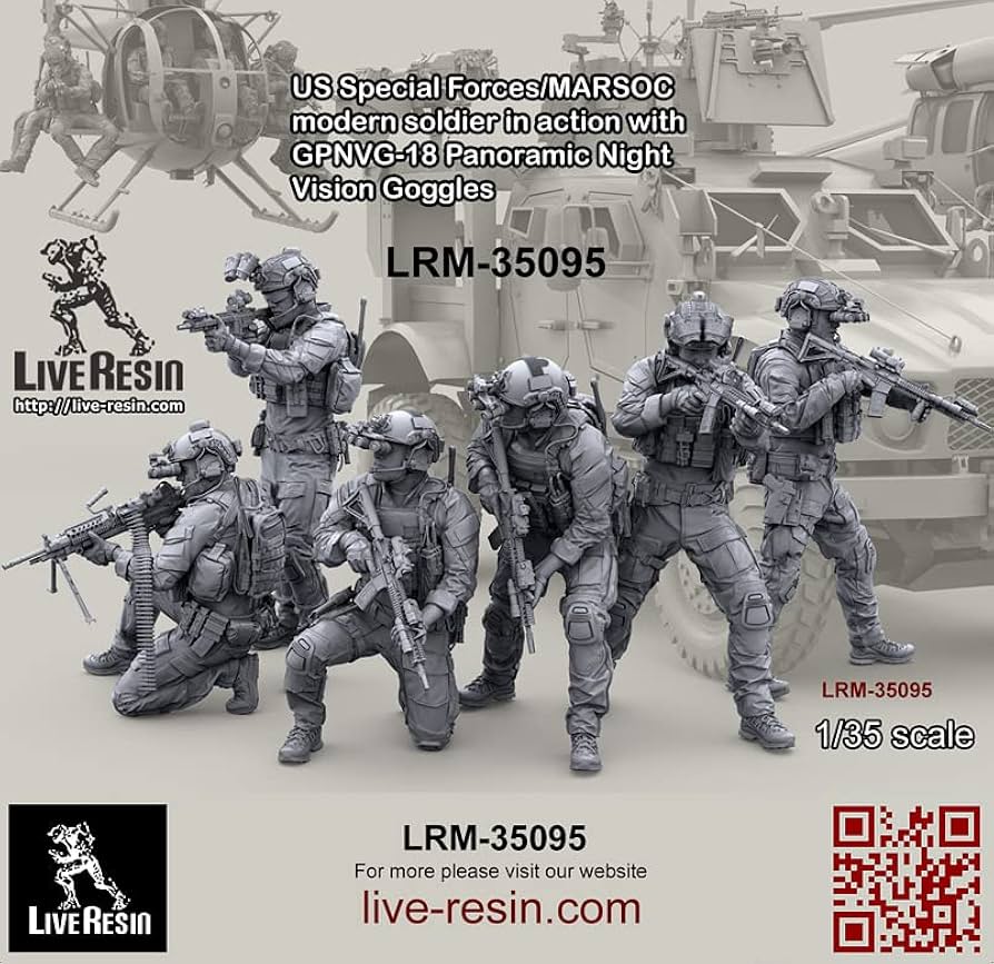 Amazon | ライブレジン LRM35095 1/35 アメリカ海兵隊特殊作戦コマンド