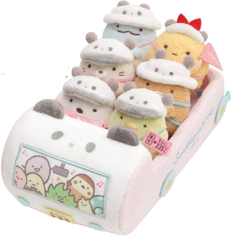 Amazon.co.jp: すみっコぐらし 東京駅店3周年ぬいぐるみ パンダ観光