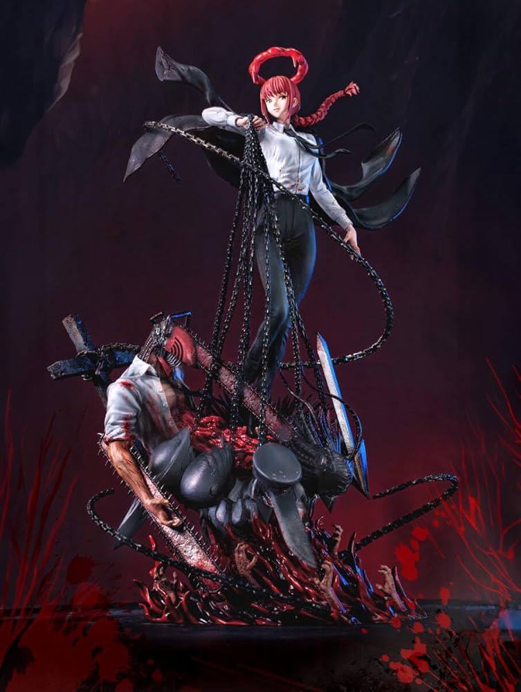 Amazon.co.jp: チェンソーマン マキマ 16 45cm 完成品塗装済みガレージ