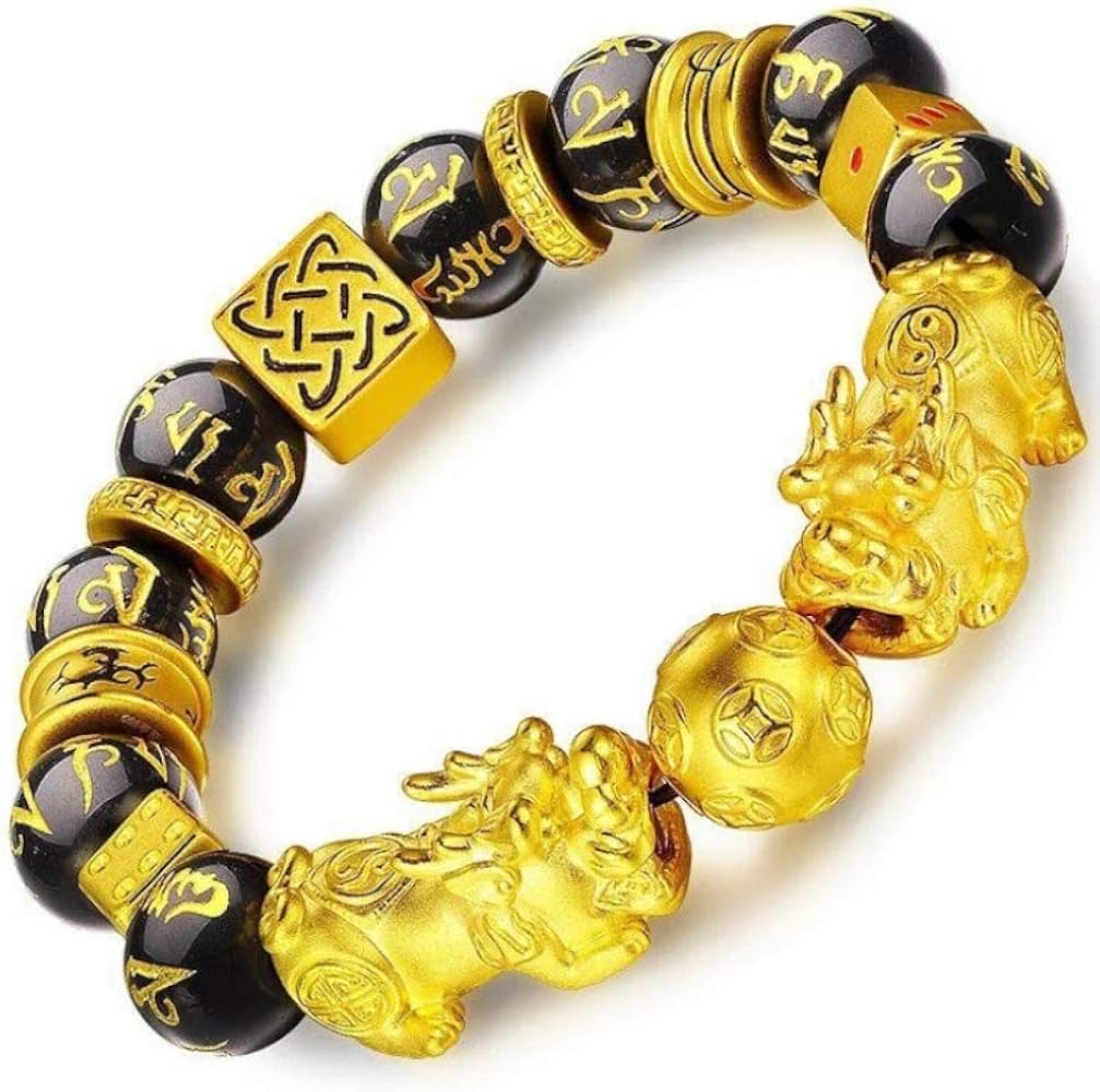 Amazon | [shttown] 貔貅 ひきゅう 風水 ブレスレット 財運をもたらす