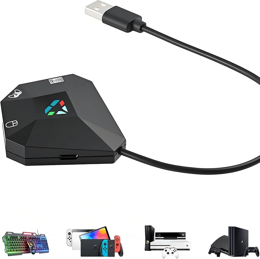 Amazon.com: Koiiko Keyboard and Mouse Adapter for Nintendo Switch