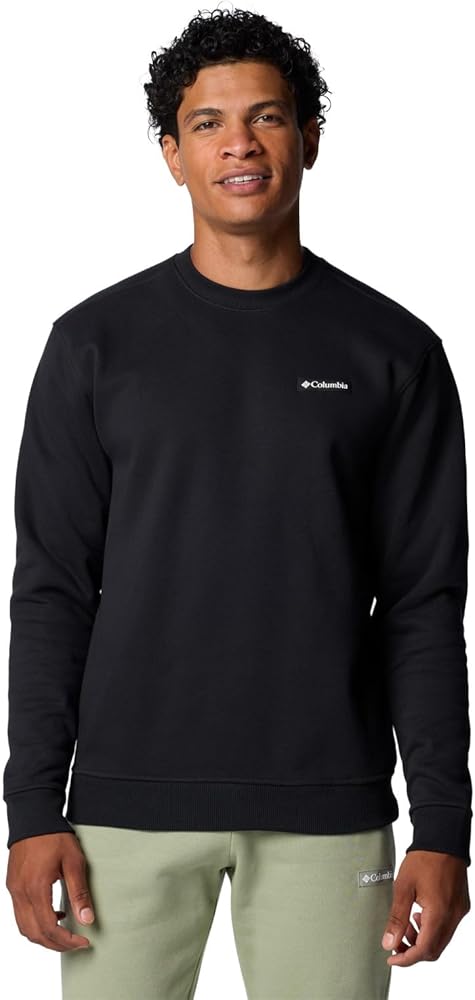 Columbia Men's Meridian Creek Crew, Black, X-Small at Amazon Men's
