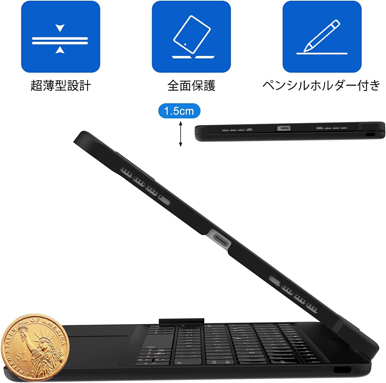 Amazon.co.jp: [2025年最新型] 11 インチA16 2025 キーボード 第10世代