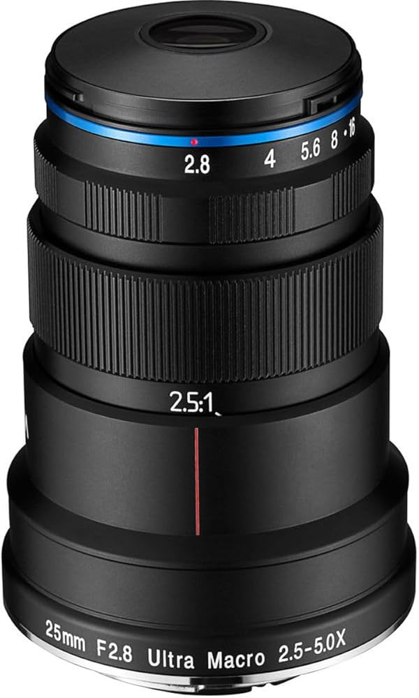 Amazon.com : Venus Laowa 25mm f/2.8 2.5-5x Ultra-Macro Lens for
