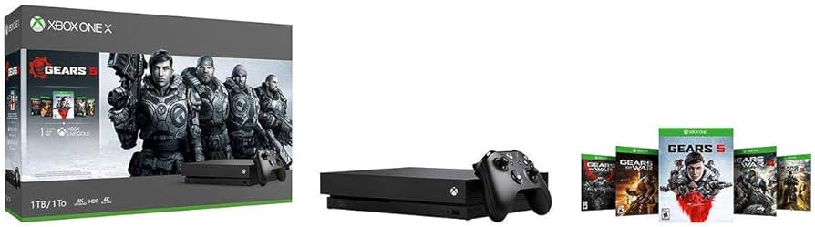 Amazon.com: Xbox One X 1TB Console - Gears 5 Bundle [DISCONTINUED