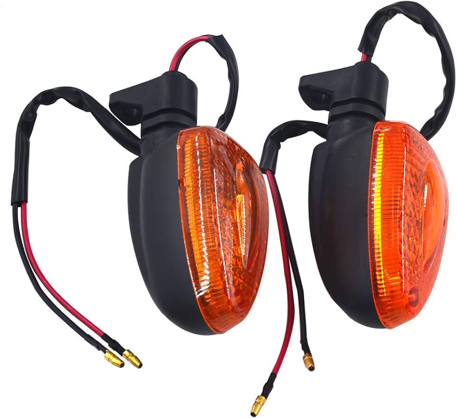 Amazon | AHL バイク フロント用 ウィンカー 12V 左右 2個入 セット