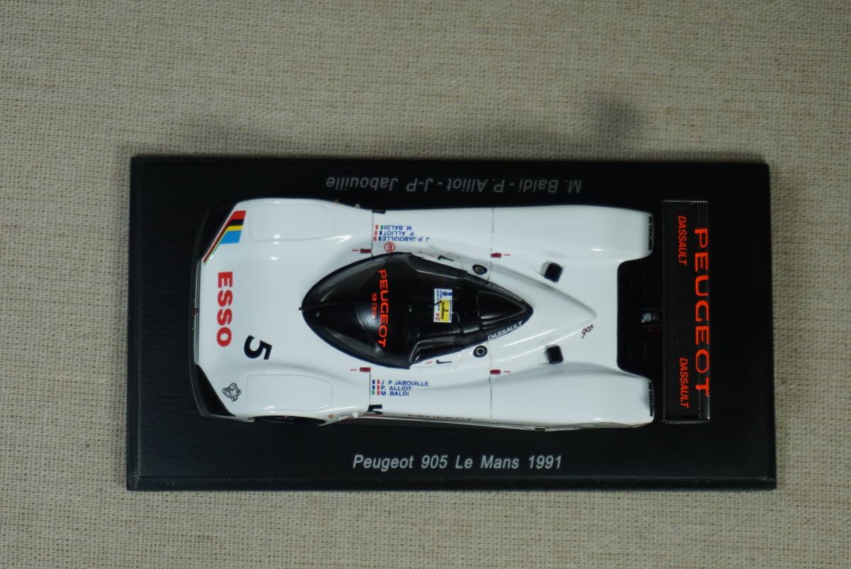 Amazon | 1/43 ルマン spark Peugeot 905#5 1991 Le Mans 24h プジョー