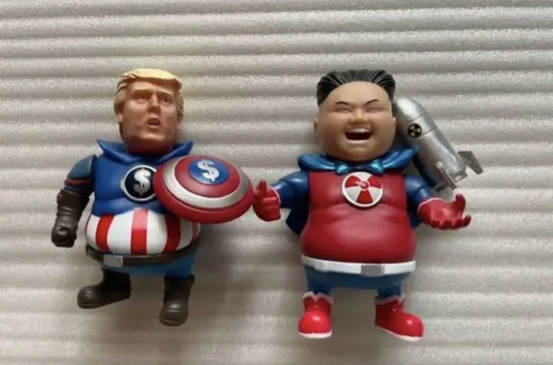 Amazon.co.jp: ドナルドトランプ 金正恩 ソフビフィギュア : おもちゃ