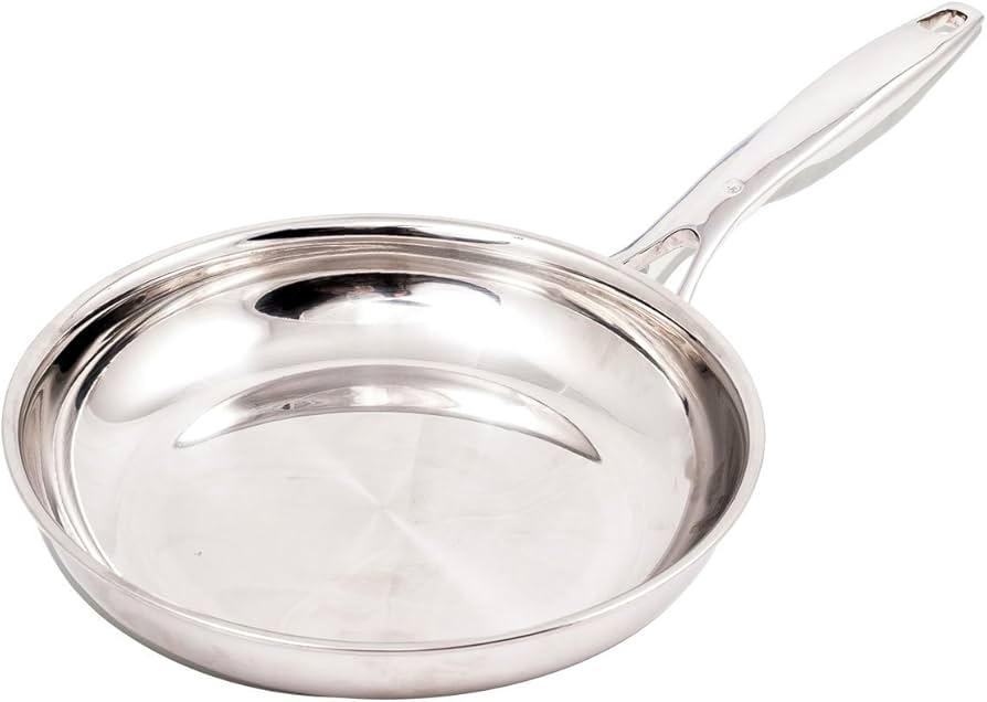 Amazon | Swiss Diamond Premium Clad Fry Pan - 20cm, Silver | Swiss