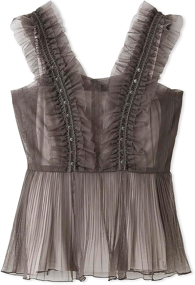 Amazon | [スナイデル] Sustainaチュールキャミブラウス SWFB251174