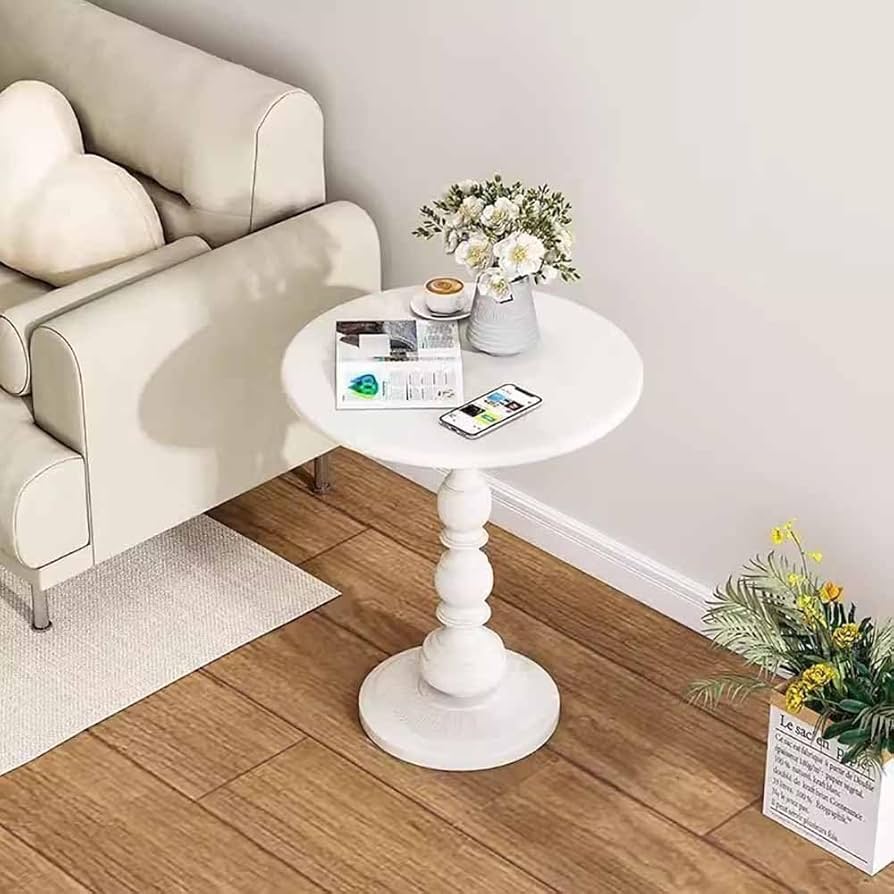 Amazon｜ZYBOWAYL サイドテーブルミッドセンチュリー ソファ横エンド