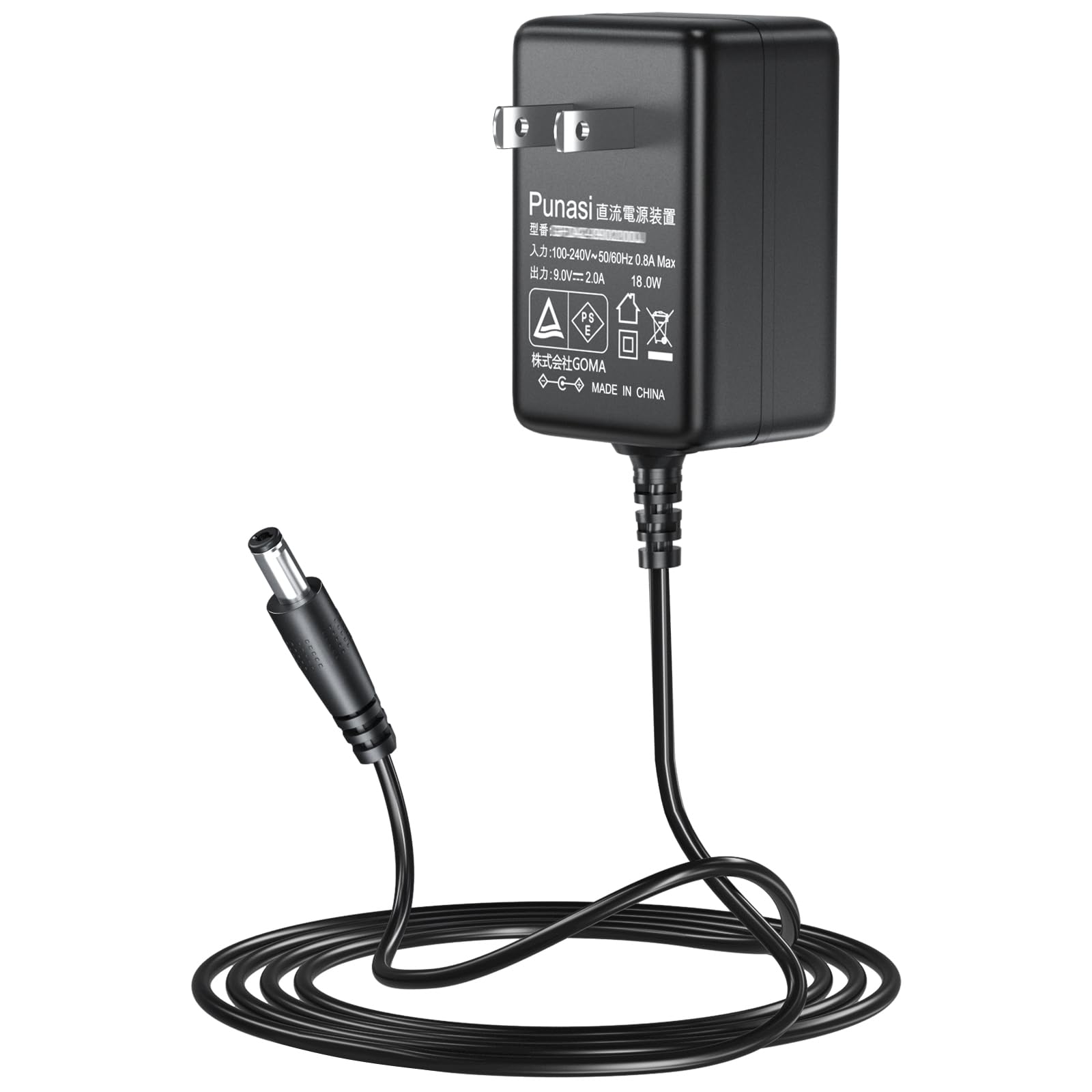 Amazon.co.jp: Punasi KORG用互換電源 ACアダプター PSE認証 9V 2A