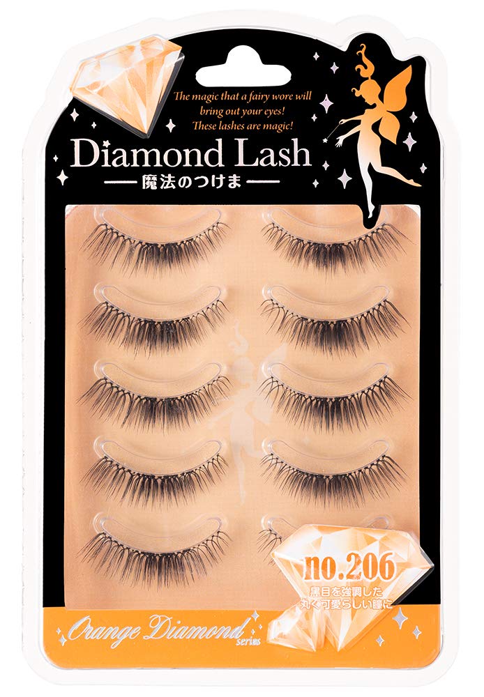 Amazon | ダイヤモンドラッシュ Diamond Lash 【no.206】5ペア(上