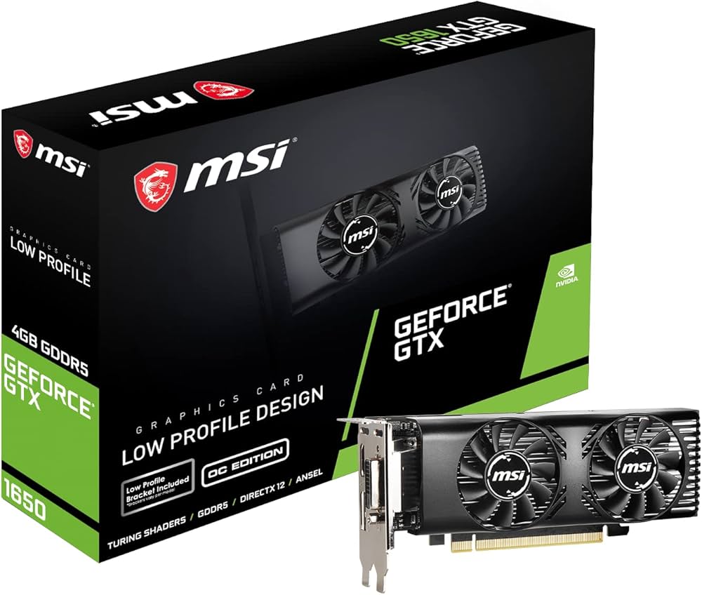 Amazon | MSI G16504TPC GTX 1650 4GT LP DVI PCI Express 3.0 4GB
