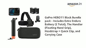 GoPro HERO11 Black Bundle Pack - Includes Extra Enduro Battery (2