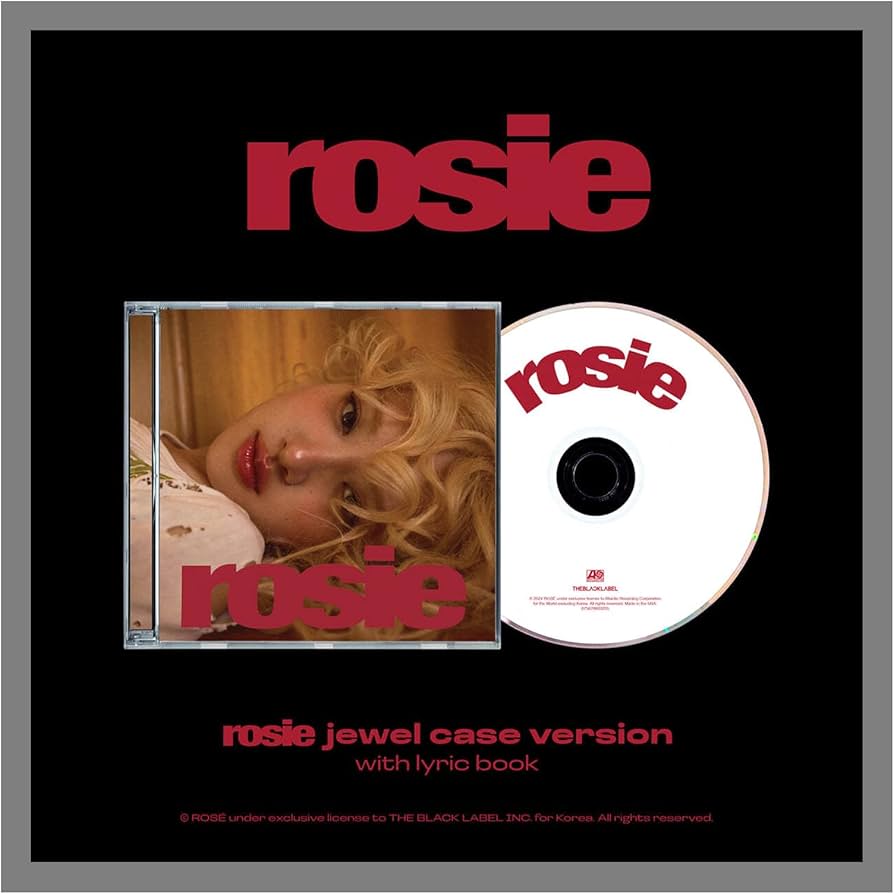 Amazon.com: ROSE rosie 1st Studio Album with Tracking Sealed ROSÉ