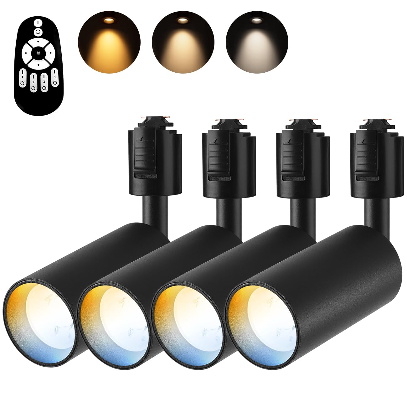 Amazon.co.jp : ANWIO スポットライト 4個セット ダクトレール用 50W型