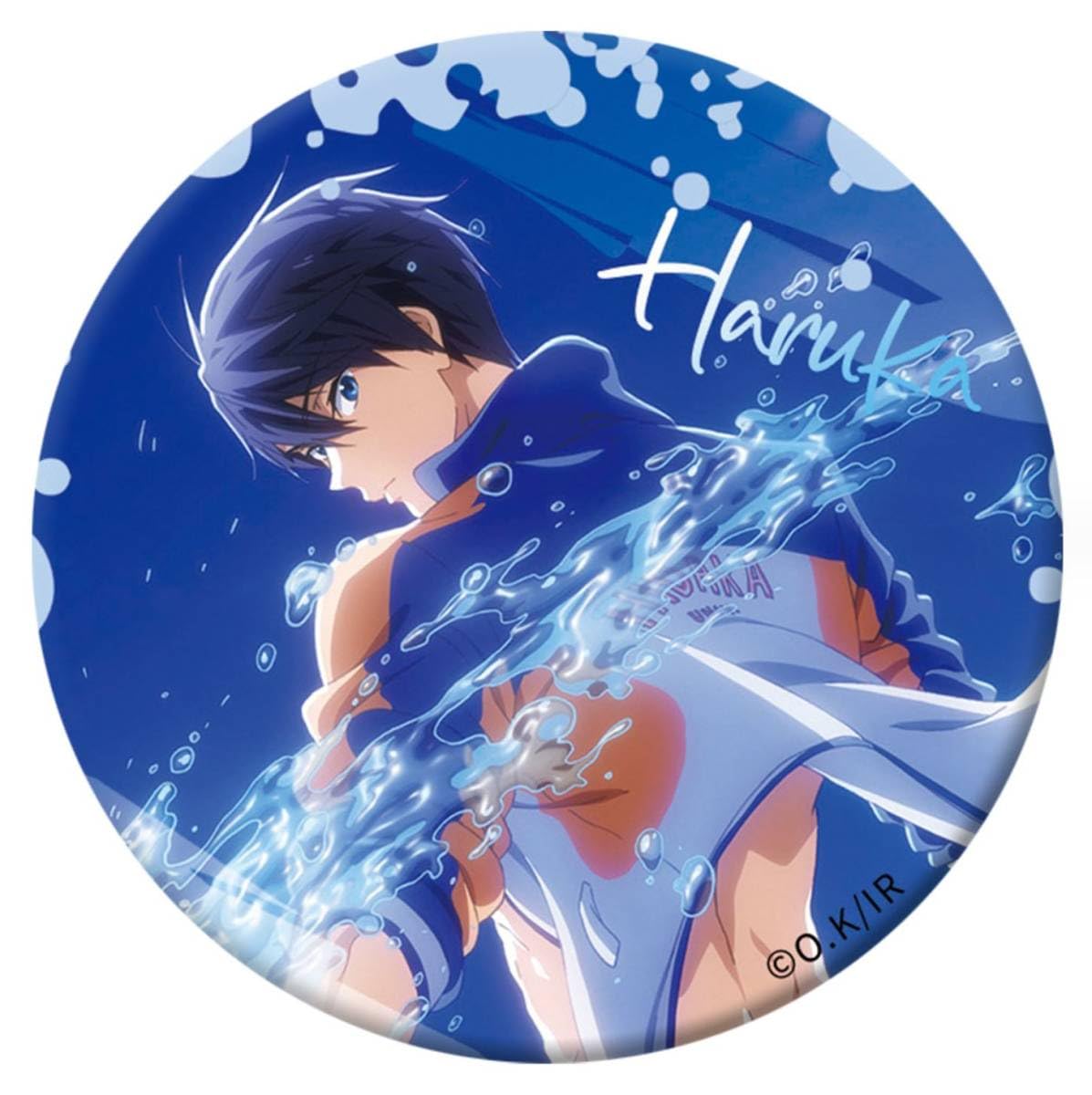 Free! FS 前編 缶バッジ 七瀬遙 15個 橘真琴、竜ヶ崎怜、葉月渚 1点