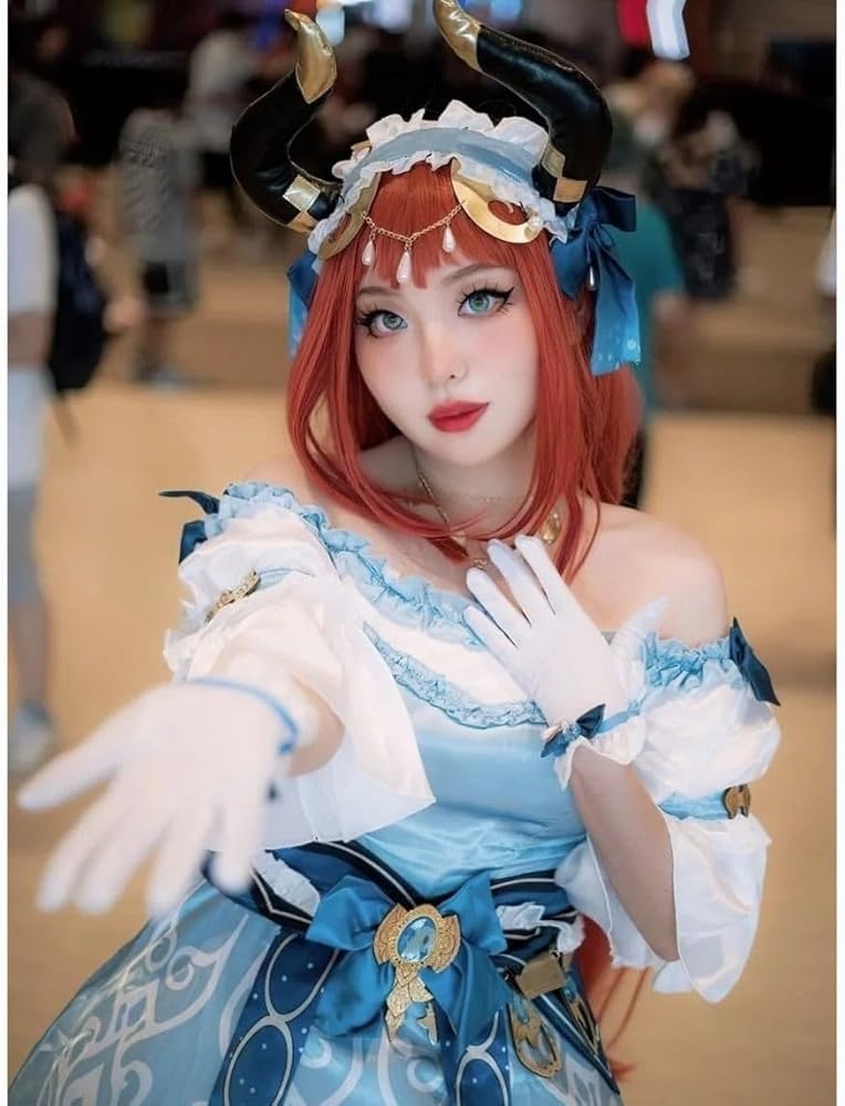 Amazon.co.jp: [萌え物] 原神 げんしん ニィロウ コスプレ衣装 豪華版