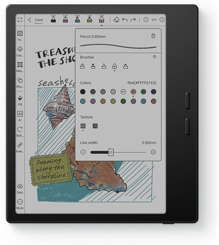 Amazon | BOOX Go Color 7 Gen II Eインクタブレット4G 64Gサポート