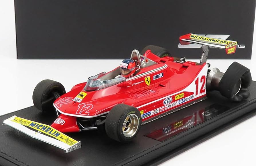 Amazon | GP REPLICAS 1/18 フェラーリ F1 312 T4#12 オランダGP 1979