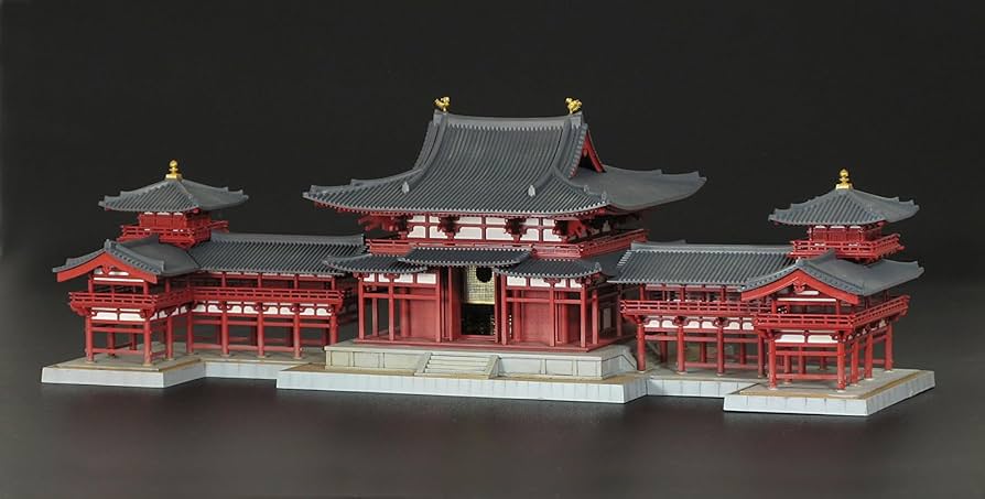 Amazon | フジミ模型 建物 No.08 1/150 宇治平等院 鳳凰堂 2005年改修