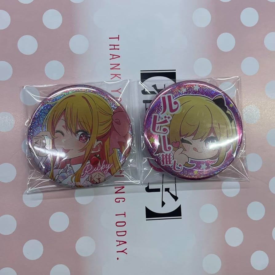 Amazon | 推しの子 ファン感謝祭 苺プロダクション 缶バッジ 星野