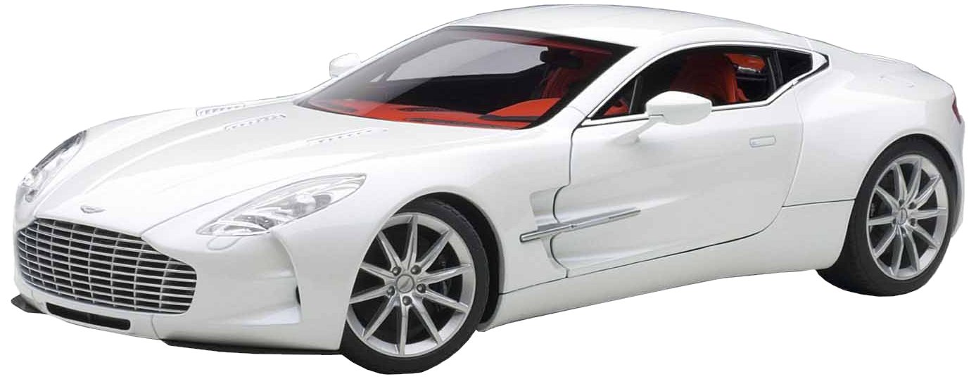 Amazon | AUTOart 1/18 アストンマーチン ONE-77 (ホワイト) 完成品