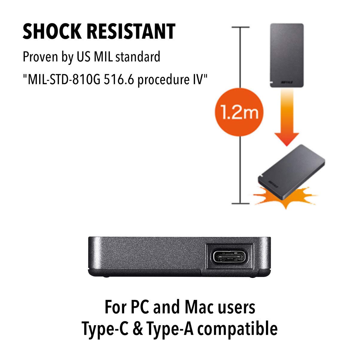 Amazon | SSD-PGM960U3-B [USB3.1(Gen2) ポータブルSSD 960GB ブラック