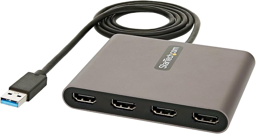 Amazon.co.jp: StarTech.com USB 3.0接続クアッドHDMIディスプレイ変換