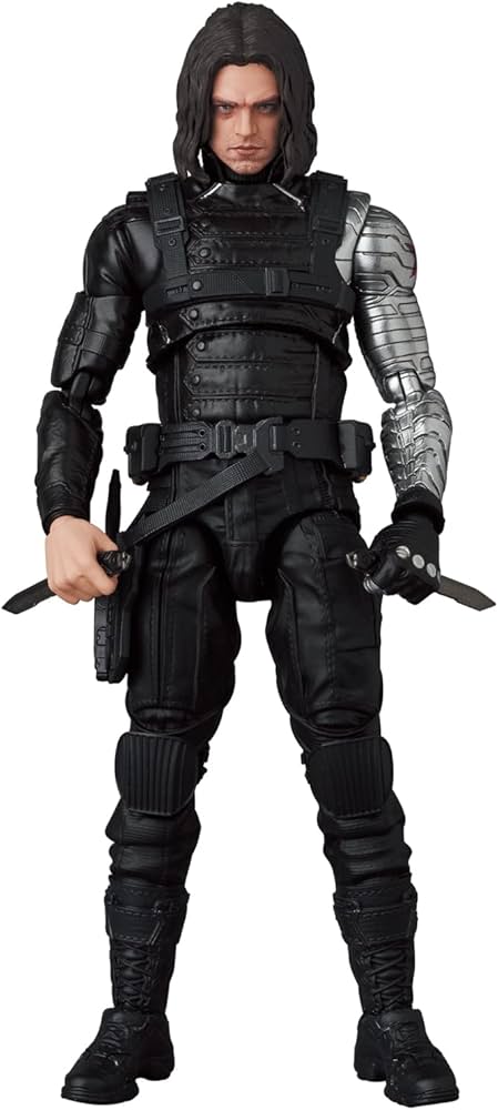 MAFEX No. 203 Captain America Winter Soldier Winter Soldier, Total