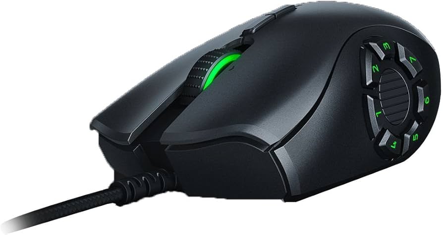 Razer Naga Trinity Gaming Mouse: 16,000 DPI Optical Sensor