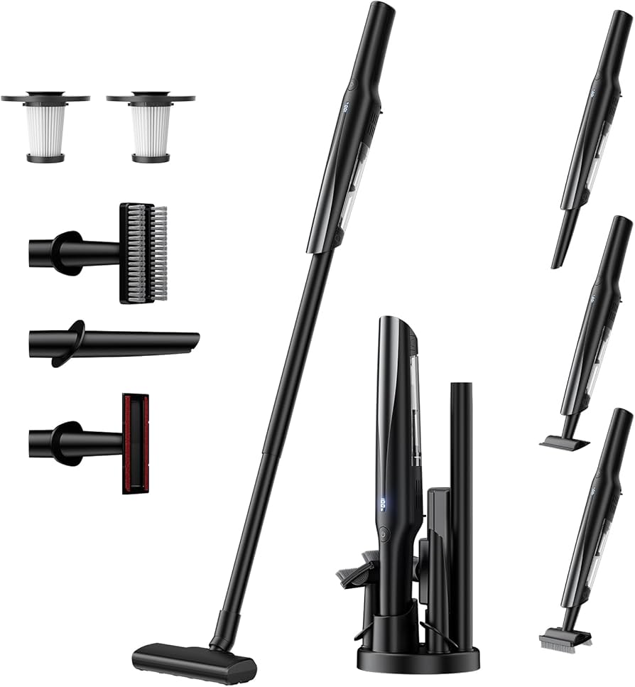 Amazon | 掃除機 コードレス 軽量【45KPa超強力吸引・0.5kg超軽量・45