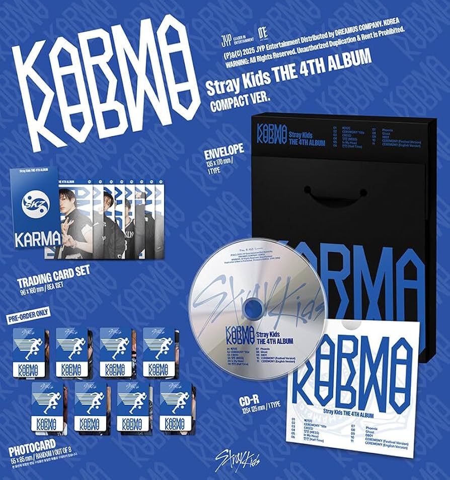 STRAY KIDS 4th Album [KARMA] (COMPACT VER.) : Amazon.ca: Toys & Games