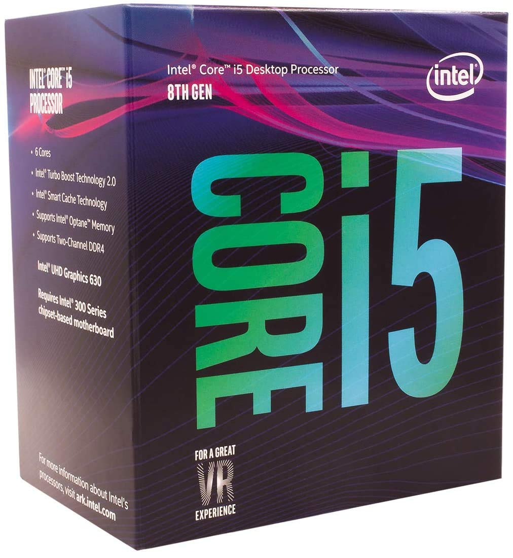 Intel Core i5-8400 Desktop Processor 6 Cores Up to 4.0 Ghz Lga