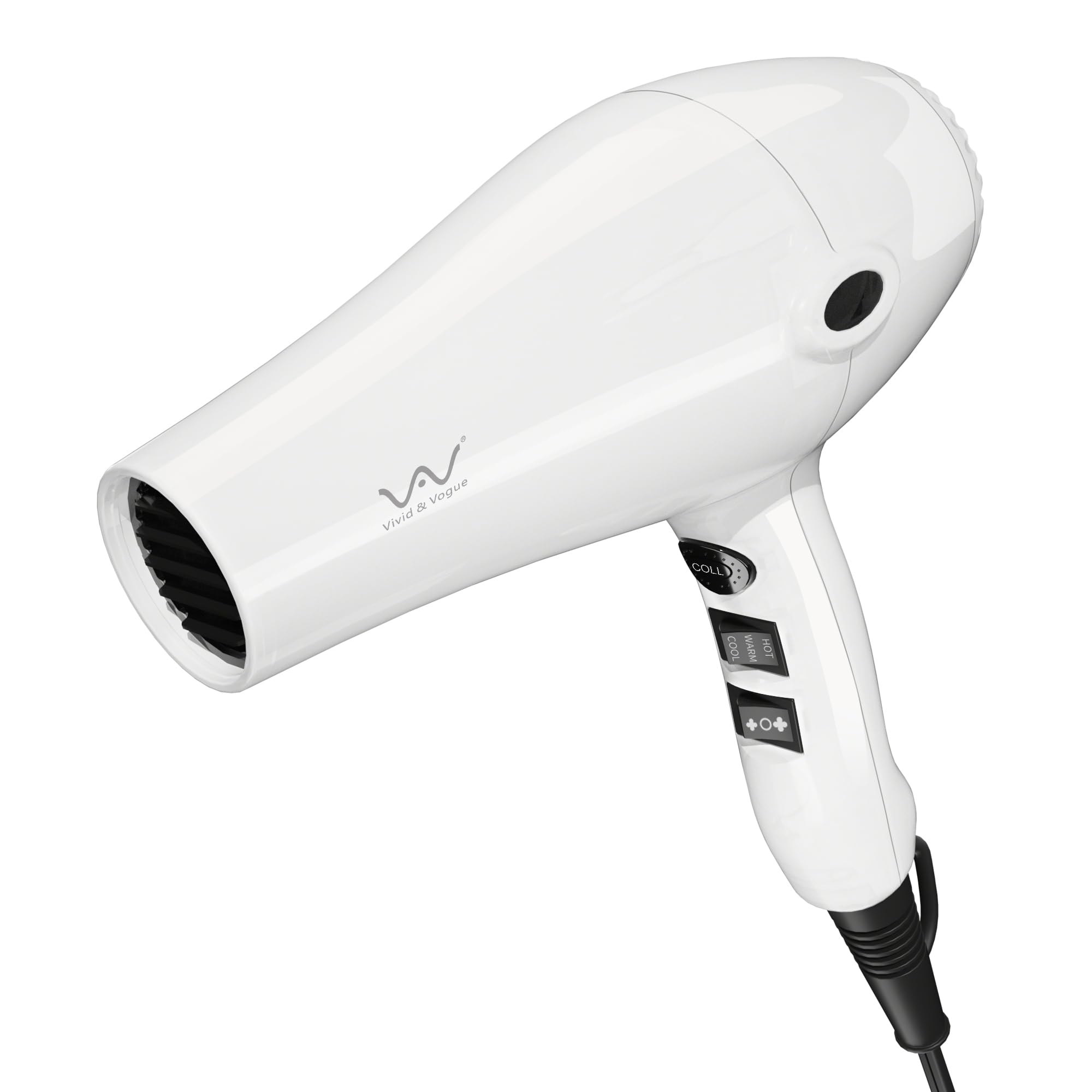 Amazon | VAV hair dryer ヘアドライヤー 1200W ノズル付き 6段階風温